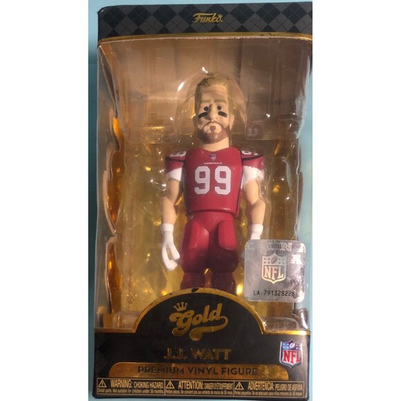 Funko Pop Gold Figure 5" NFL Cardinals JJ Watt Red Uniform New In Box - Picture 1 of 10